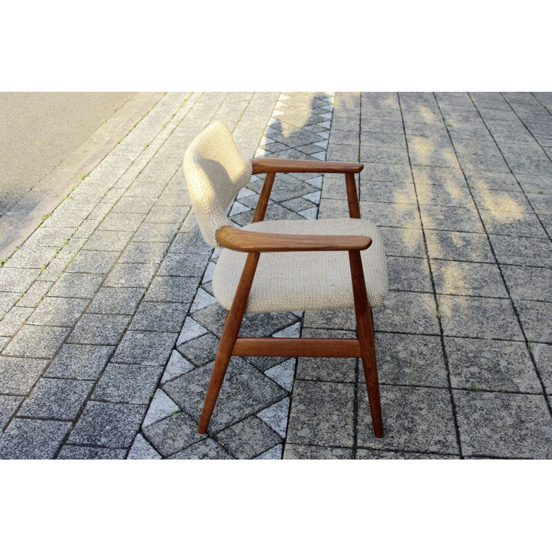 Vintage office armchair by Erik Kierkegaard 1960