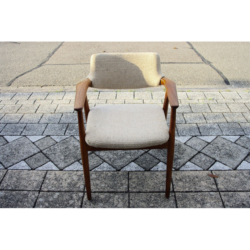 Vintage office armchair by Erik Kierkegaard 1960