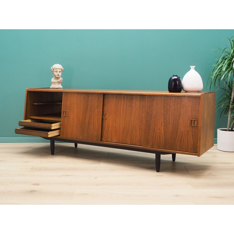 Vintage teak sideboard Aerthoj Jensen & Molholm Herning Denmark 1970