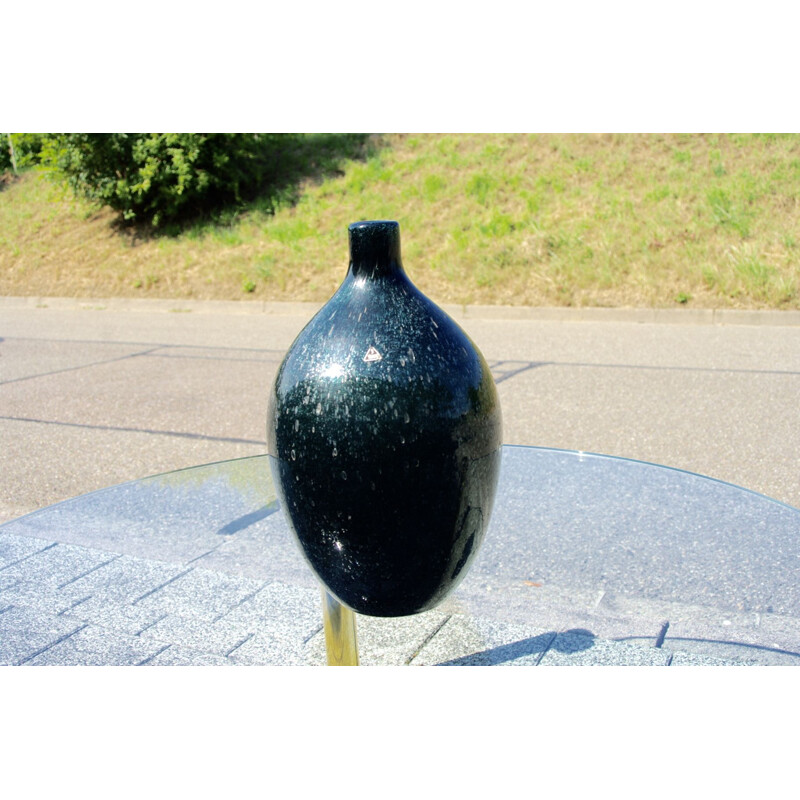 Vintage blown glass vase by Richard Sussmuth for Tisher Heidelberg, Germany