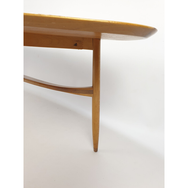 Mid-Century Swedish Teak Coffee Table by Svante Skogh 1950s