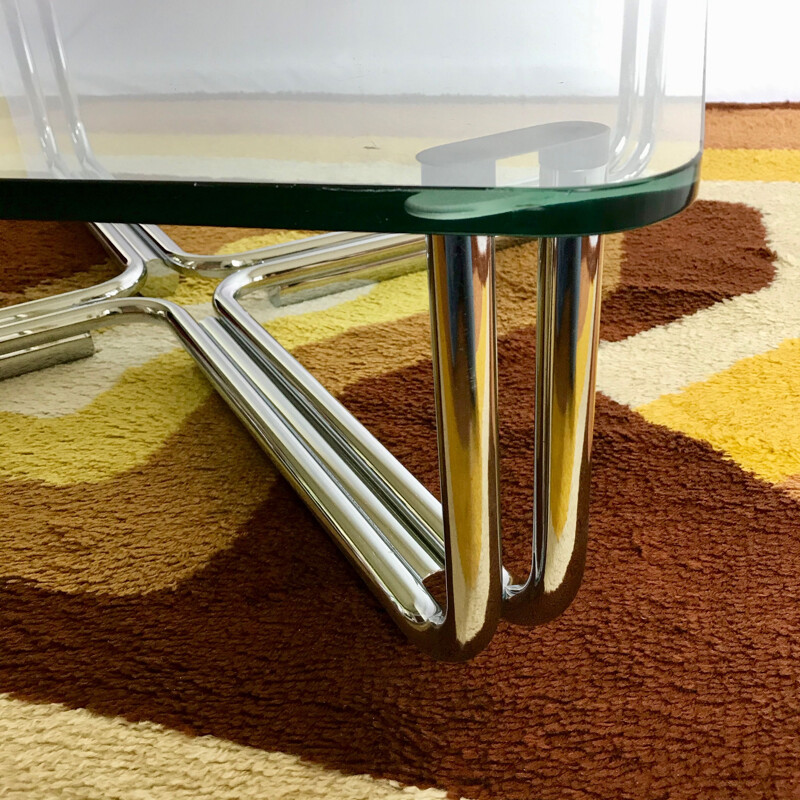 Vintage coffee table by Gianfranco Frattini for Cassina Italy 1969s