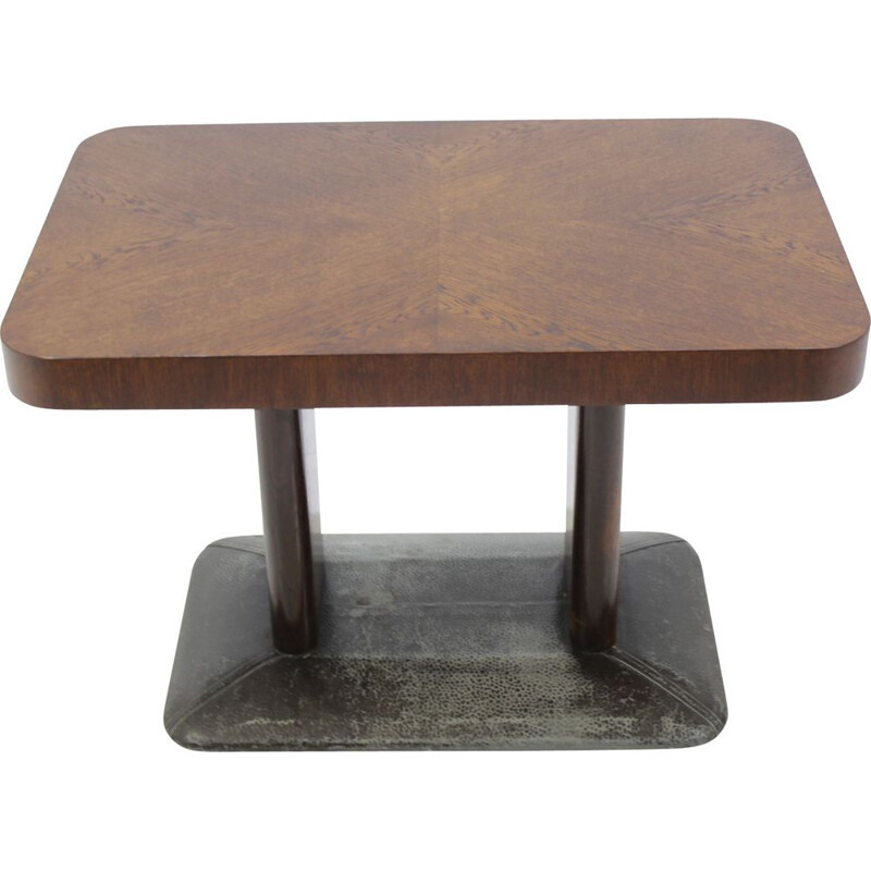 Table basse vintage Jindrich Halabala Art Déco 1930