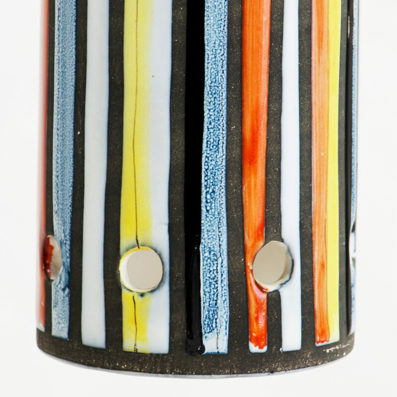 French hanging lamp in ceramic, Roger CAPRON - 1950s