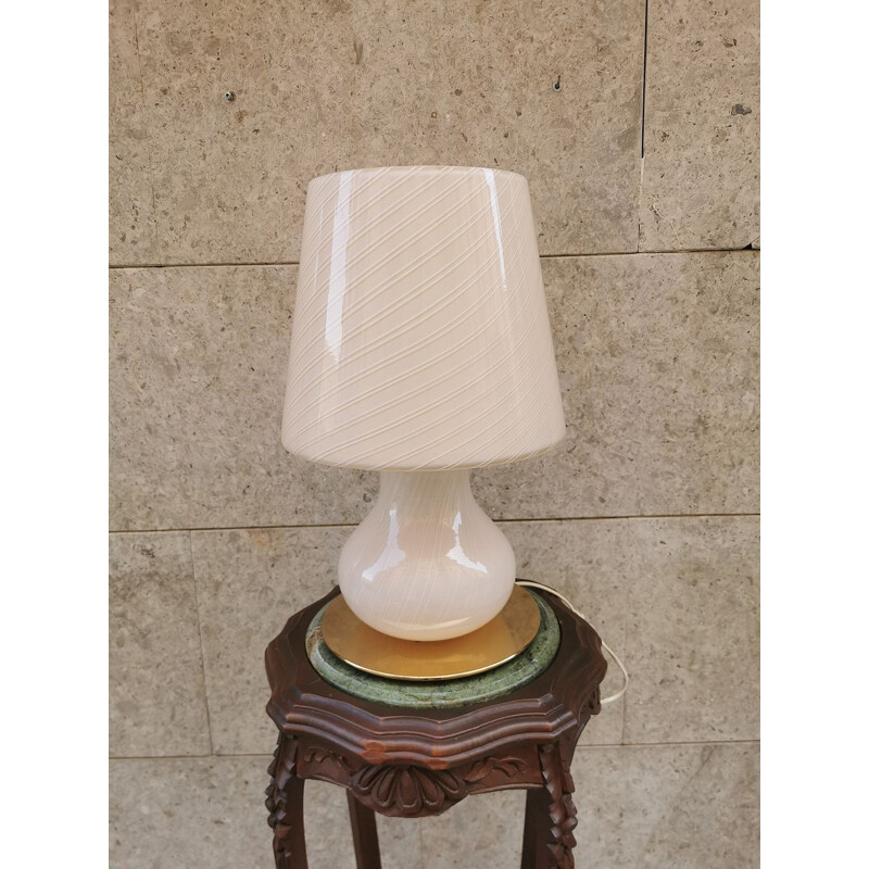 Vintage mushroom lamp,  Paolo Venini, 1960