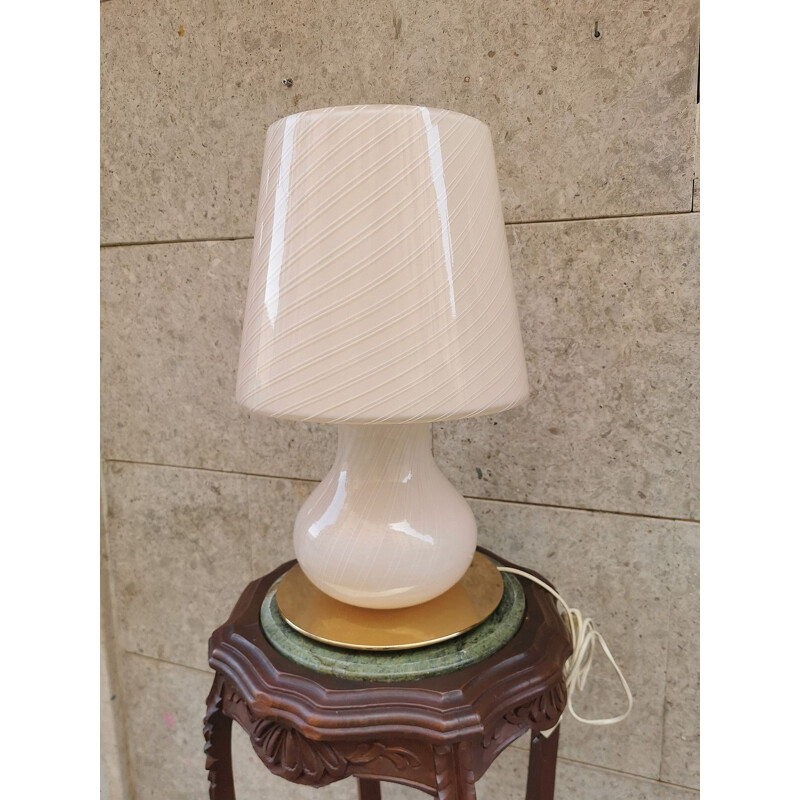 Vintage mushroom lamp,  Paolo Venini, 1960