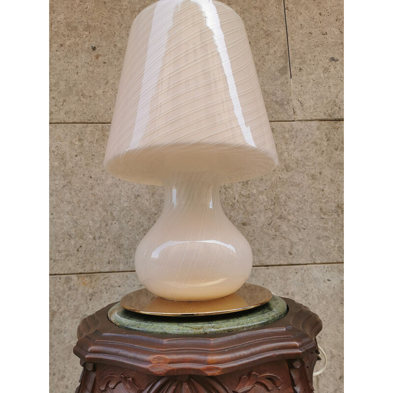 Vintage mushroom lamp,  Paolo Venini, 1960