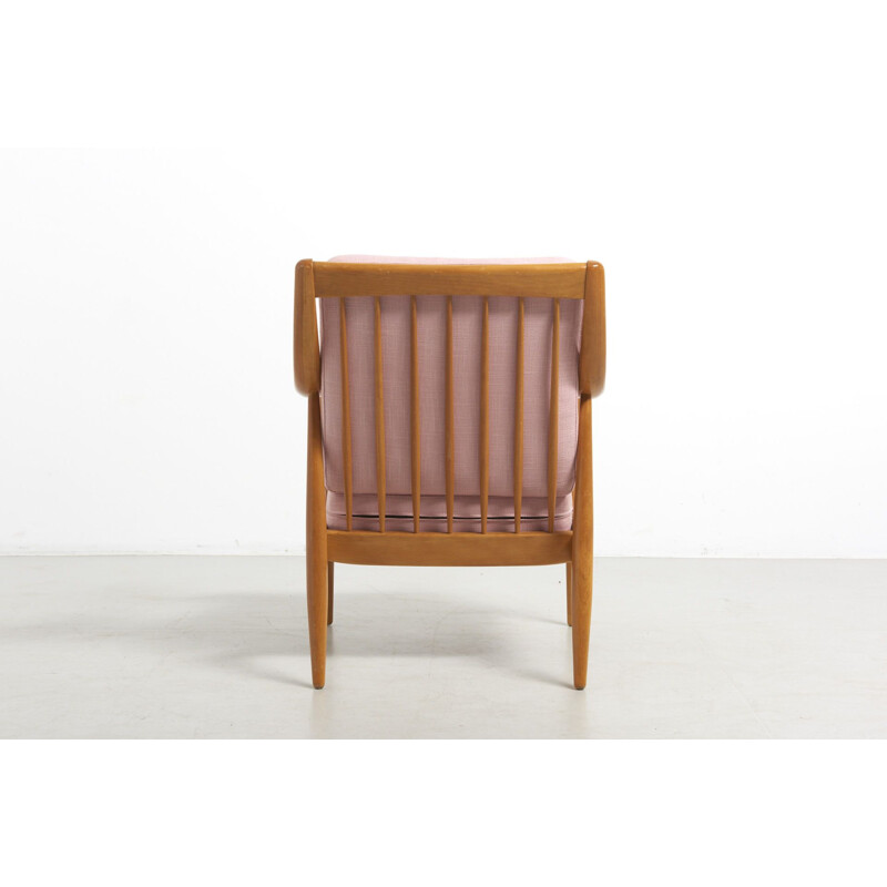 Fauteuil vintage Rose par P. Hvidt & O. Molgaard-Nielsen Danemark 1953