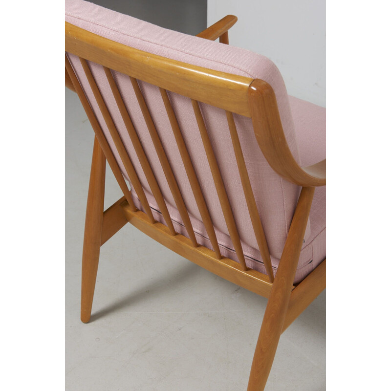 Vintage Pink Easy Chair by P. Hvidt & O. Molgaard-Nielsen Danmark 1953