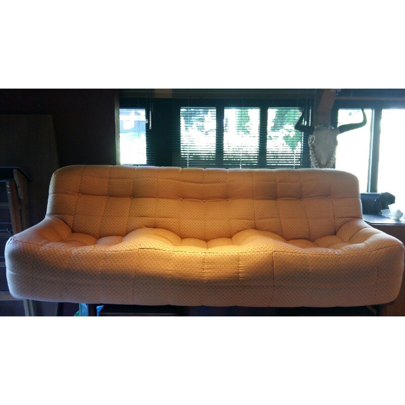 "Kashima" 3 seater-sofa by Michel DUCAROY - 1978