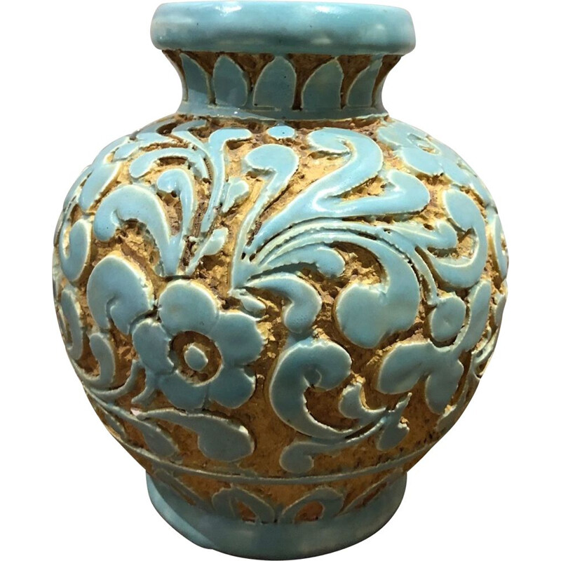 Vintage ceramic art deco vase