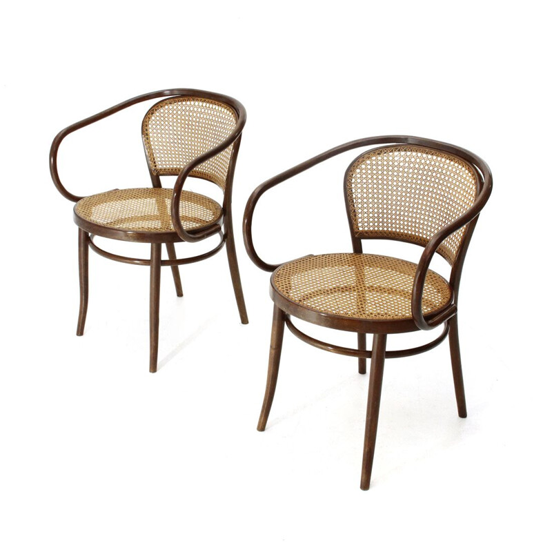 Pair of vintage chairs by Michael Thonet 1950s