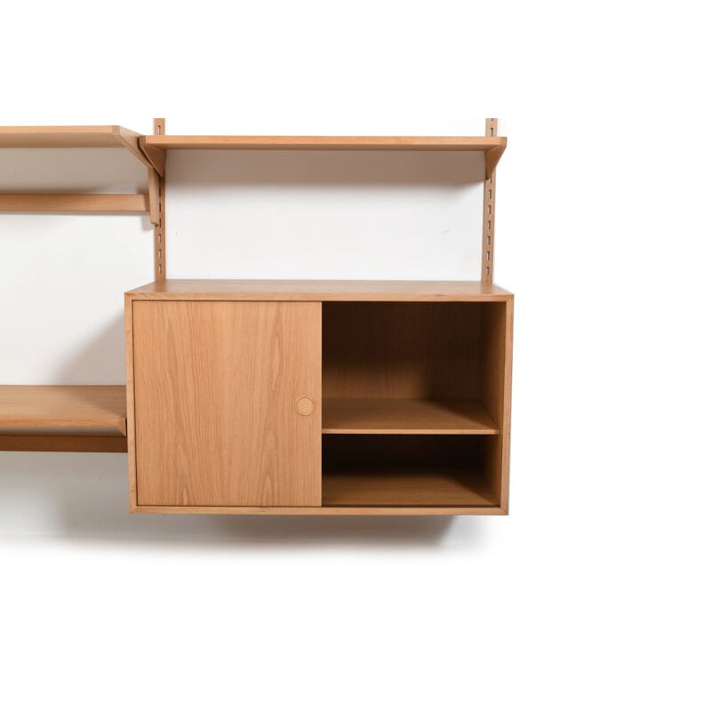 Vintage Wall System in Oak by Kai Kristiansen for Feldballe Mobelfabrik 1970s