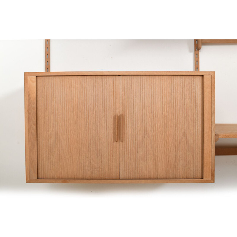 Vintage Wall System in Oak by Kai Kristiansen for Feldballe Mobelfabrik 1970s