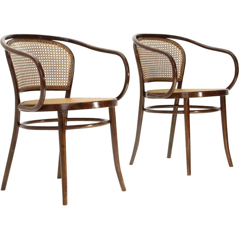 Pair of vintage chairs by Michael Thonet 1950s