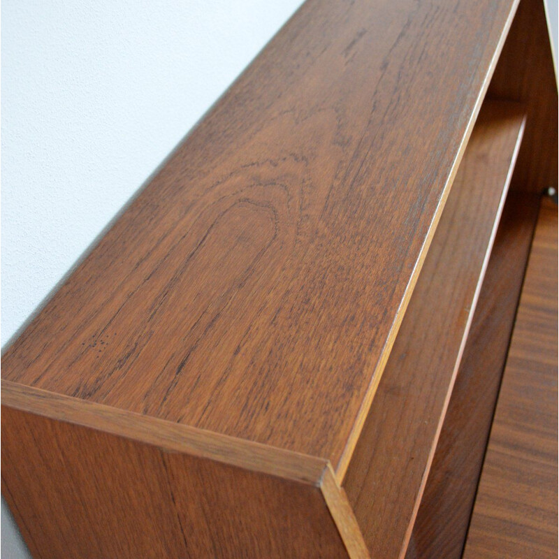 Vintage secretary teak Scandinavian 1960s