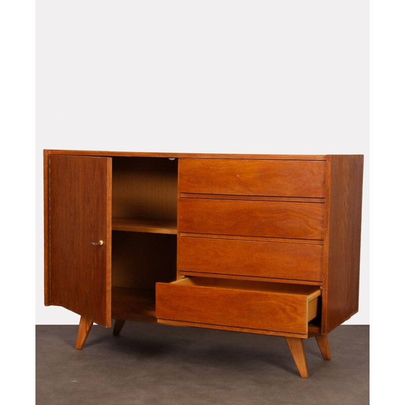 Vintage oak chest of drawers by Jiri Jiroutek for Interier Praha 1960s