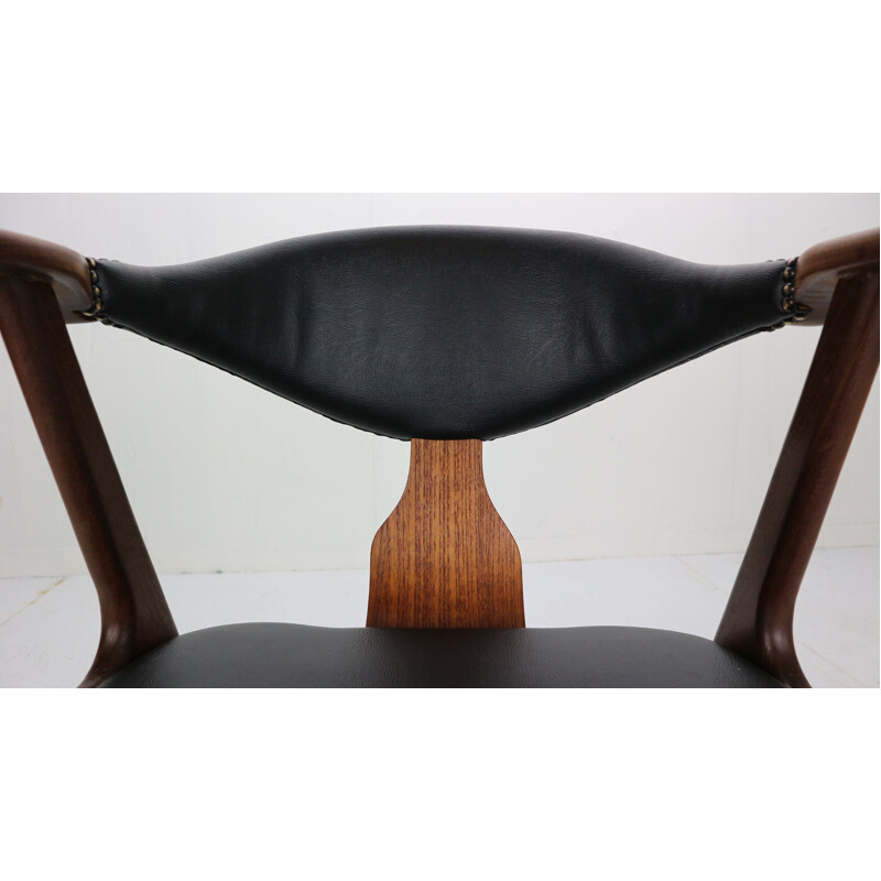 Set of 6 vintage Cow Horn Chairs for Awa 1960s