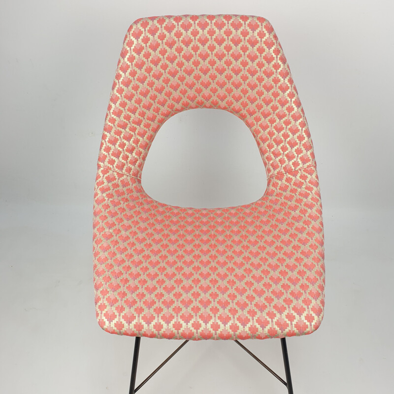 Vintage Augusto Bozzi Cosmos Dining Chair by Saporiti Italy 1954s