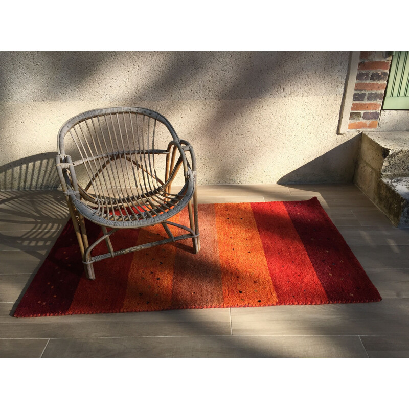 Vintage carpet Gabbeh 1980s