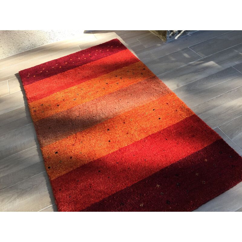 Vintage carpet Gabbeh 1980s