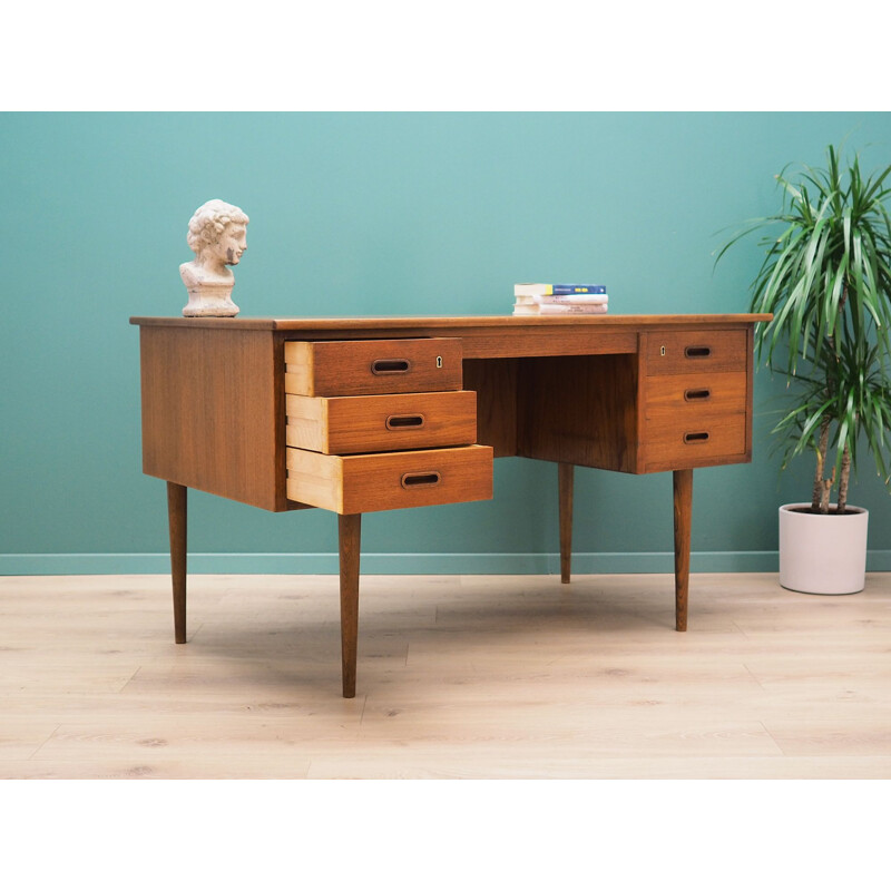 Vintage Desk teak Danish 1970s
