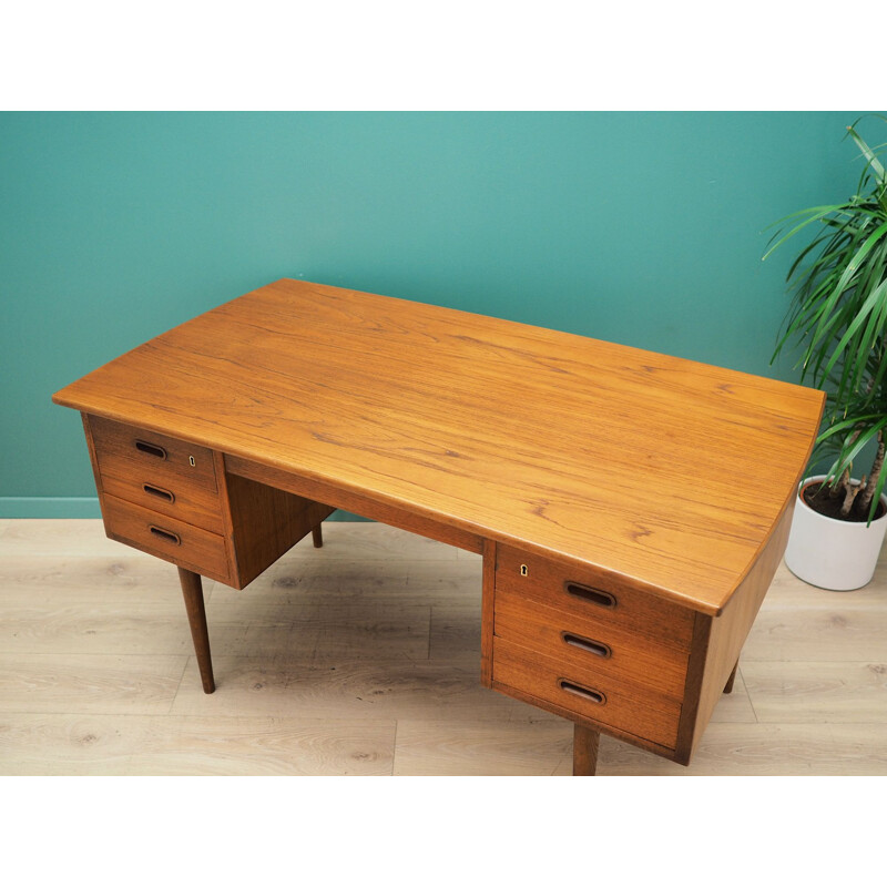 Vintage Desk teak Danish 1970s