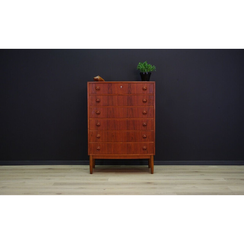 Vintage Kai Kristiansen Chest Of Drawers Danish Teak 1960s