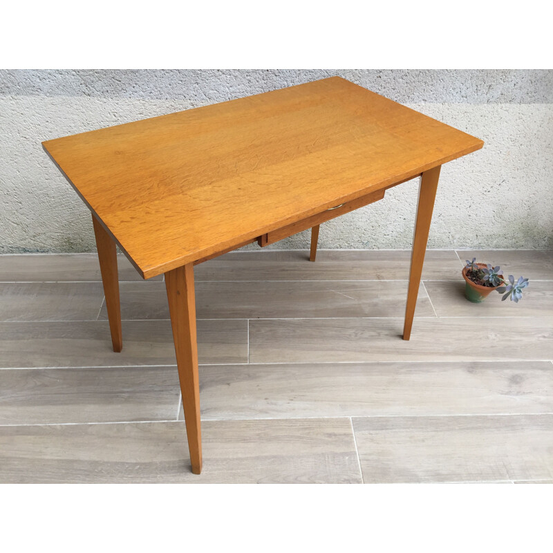 Vintage desk table Geometric 1950s