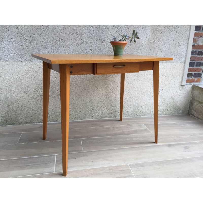 Vintage desk table Geometric 1950s