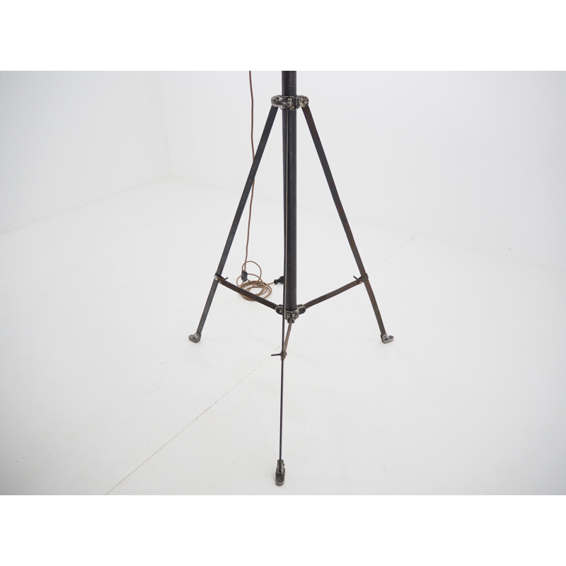 Vintage Industrial Tripod Floor Lamp