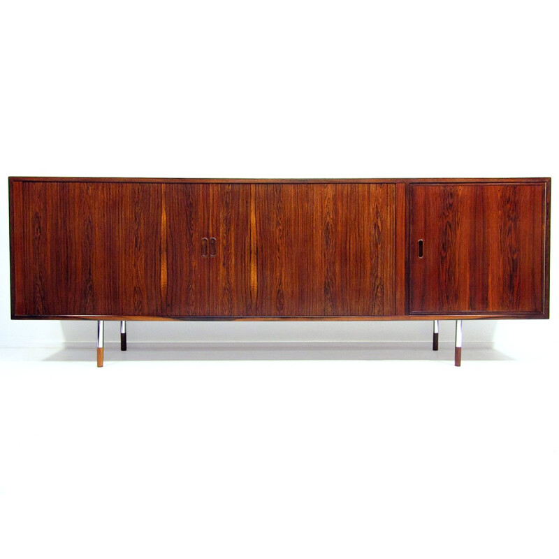 Sibast sideboard in rosewood and steel, Arne VODDER - 1960s