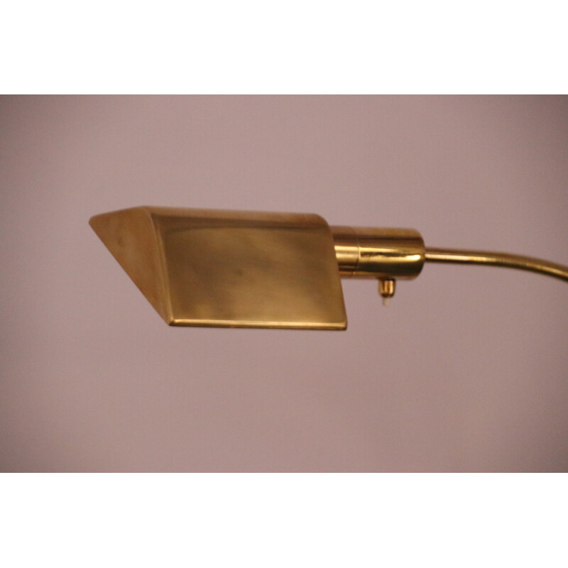 Vintage Desk or table lamp in brass by Boulanger  Belgium 1970s