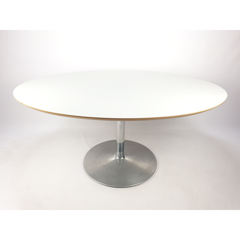 Vintage Oval Dining Table by Pierre Paulin for Artifort, 1980s