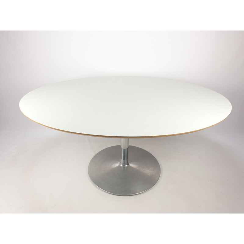 Vintage Oval Dining Table by Pierre Paulin for Artifort, 1980s