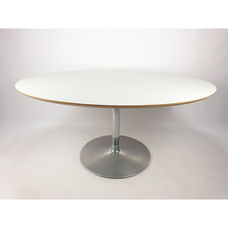 Vintage Oval Dining Table by Pierre Paulin for Artifort, 1980s