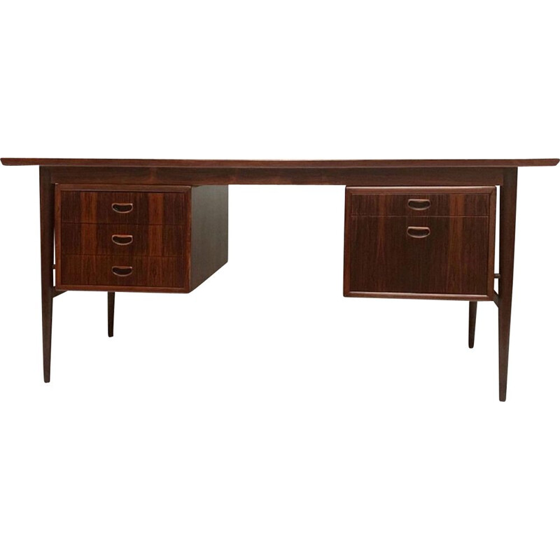 Bureau vintage Arne Vodder en palissandre 1960