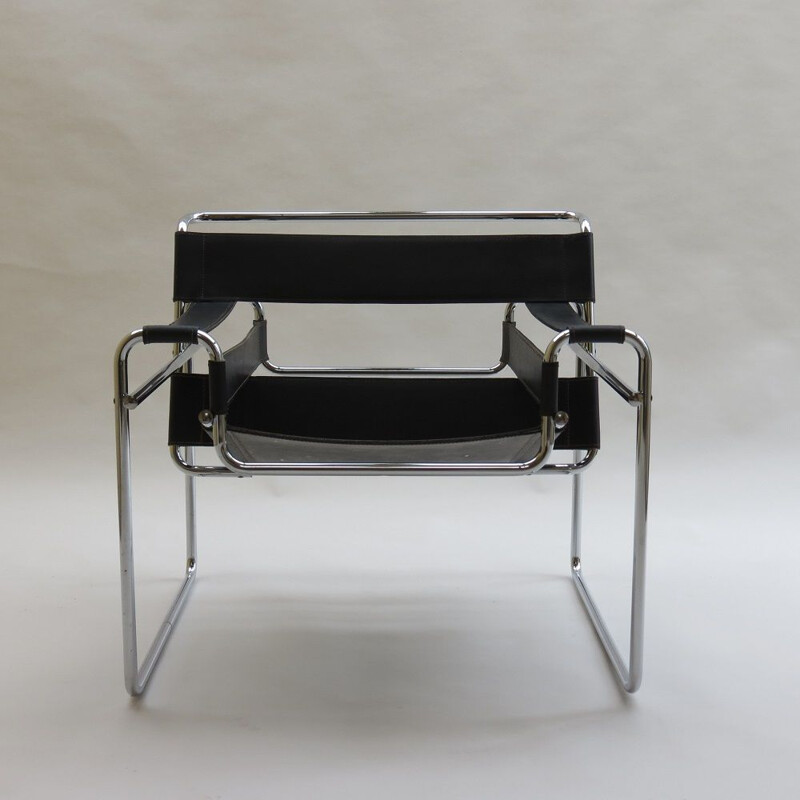 Chaise vintage Wassily par Marcel Breuer pour Gavina B3 1960