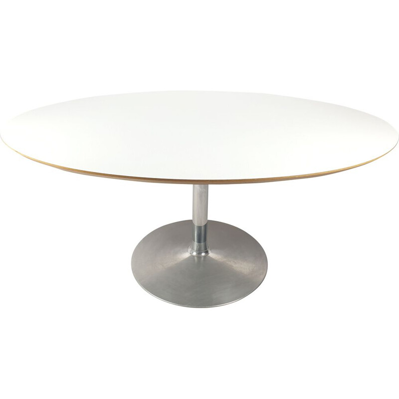 Vintage Oval Dining Table by Pierre Paulin for Artifort, 1980s