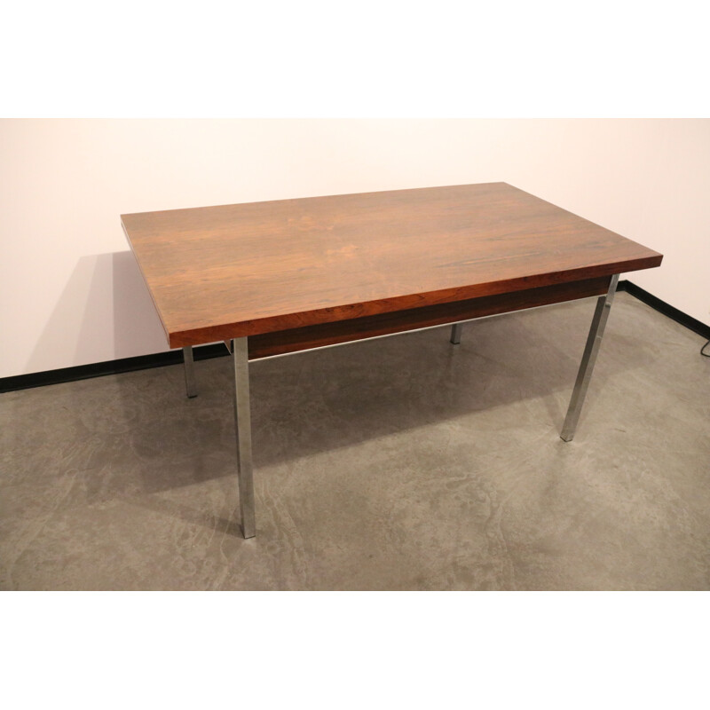 Vintage Extendable dining table in rosewood by Alfred Hendrickx - Belgium - 1950s