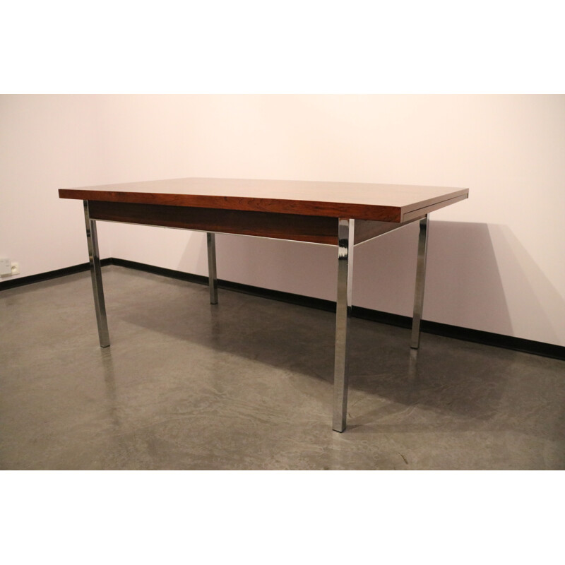 Vintage Extendable dining table in rosewood by Alfred Hendrickx - Belgium - 1950s