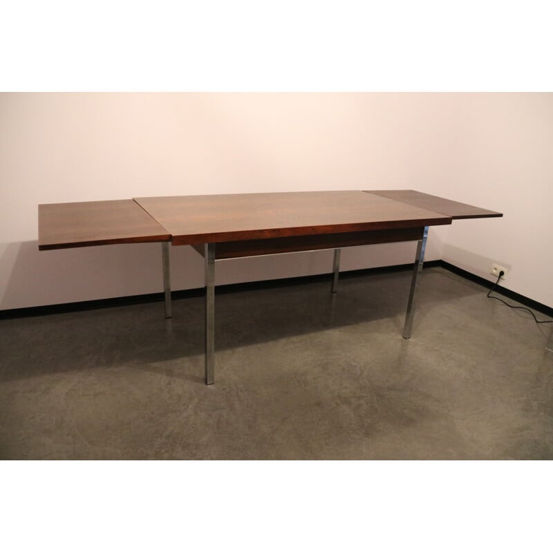 Vintage Extendable dining table in rosewood by Alfred Hendrickx - Belgium - 1950s