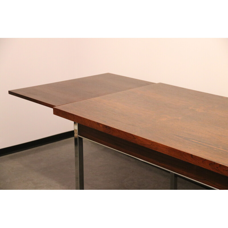 Vintage Extendable dining table in rosewood by Alfred Hendrickx - Belgium - 1950s