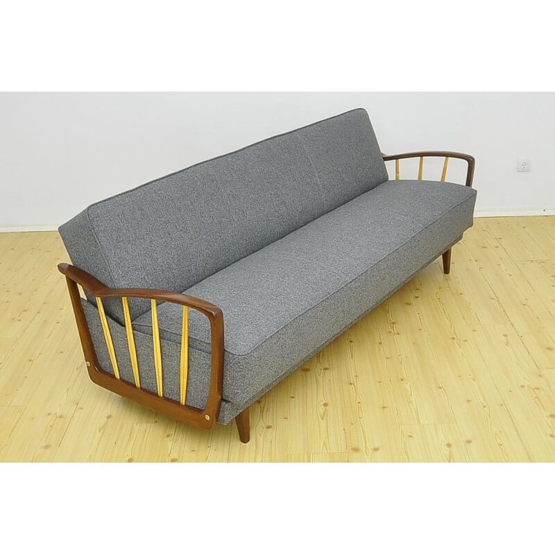 Mid-Century Folding 3 Seat Sofa, 1960s