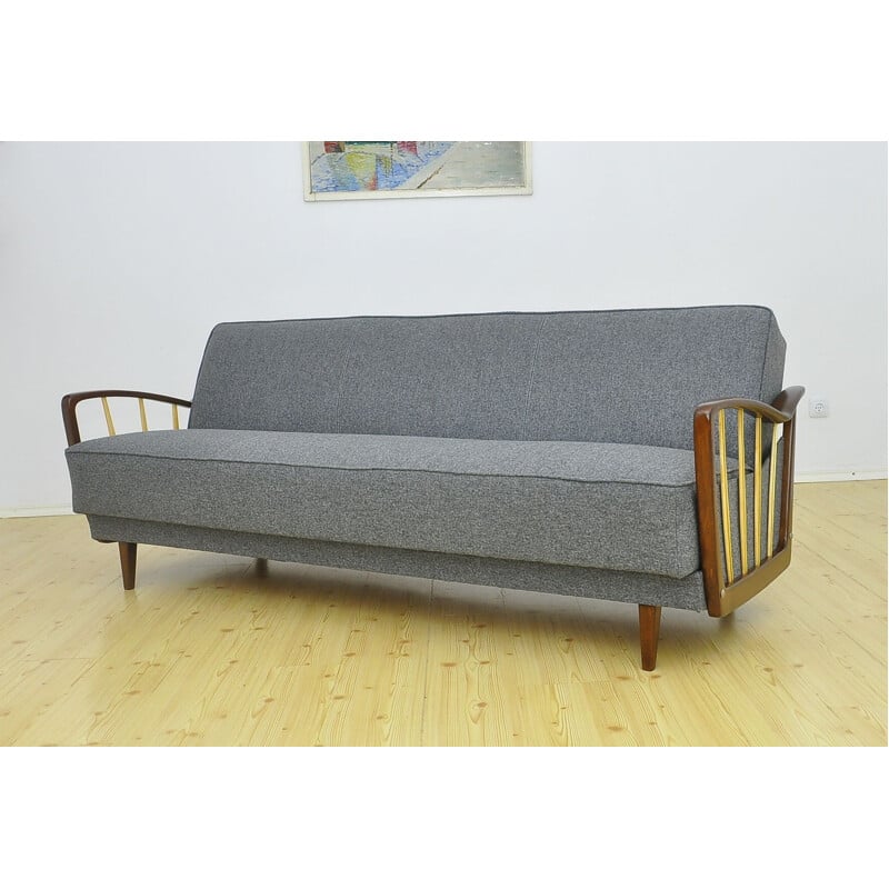 Mid-Century Folding 3 Seat Sofa, 1960s