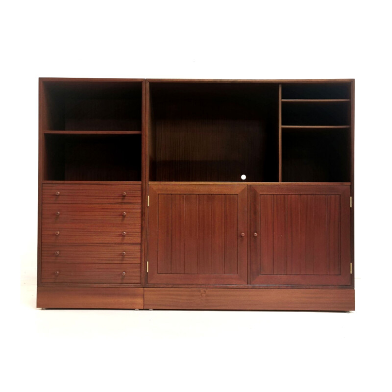 Vintage HG Furniture Mid Century Vintage Bookcase Wall Unit, Danish 1970s