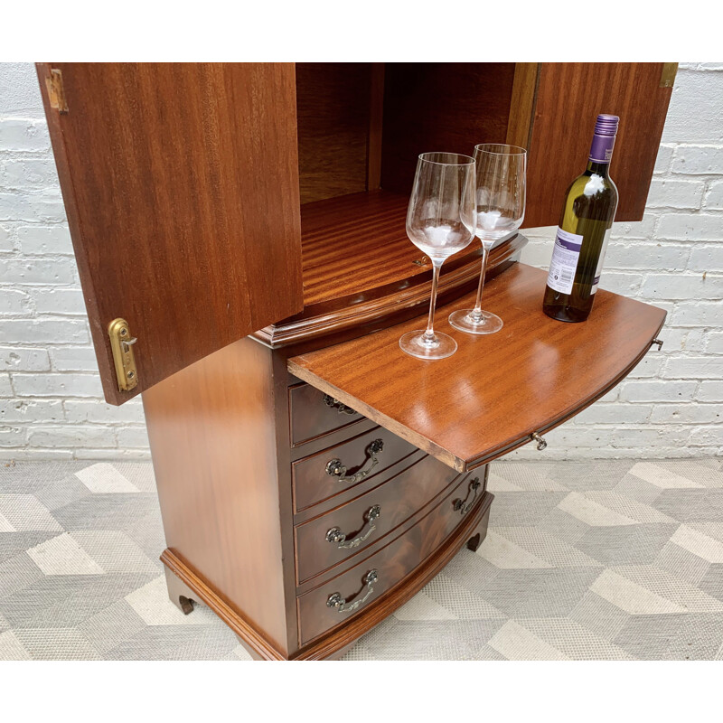 Vintage Drinks Cabinet Cupboard Tallboy