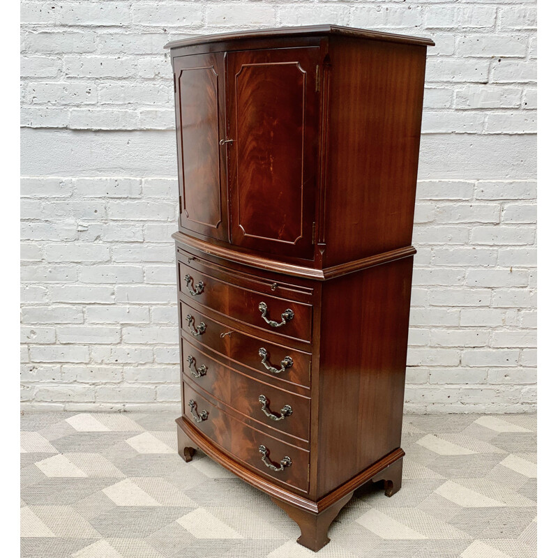 Vintage Drinks Cabinet Cupboard Tallboy