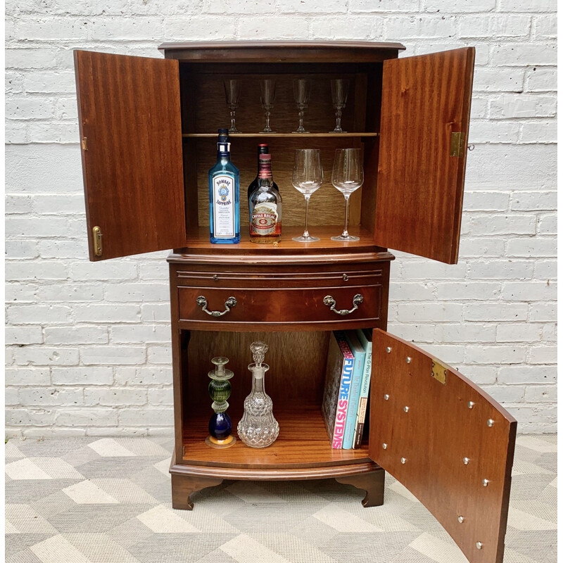 Vintage Drinks Cabinet Cupboard Tallboy