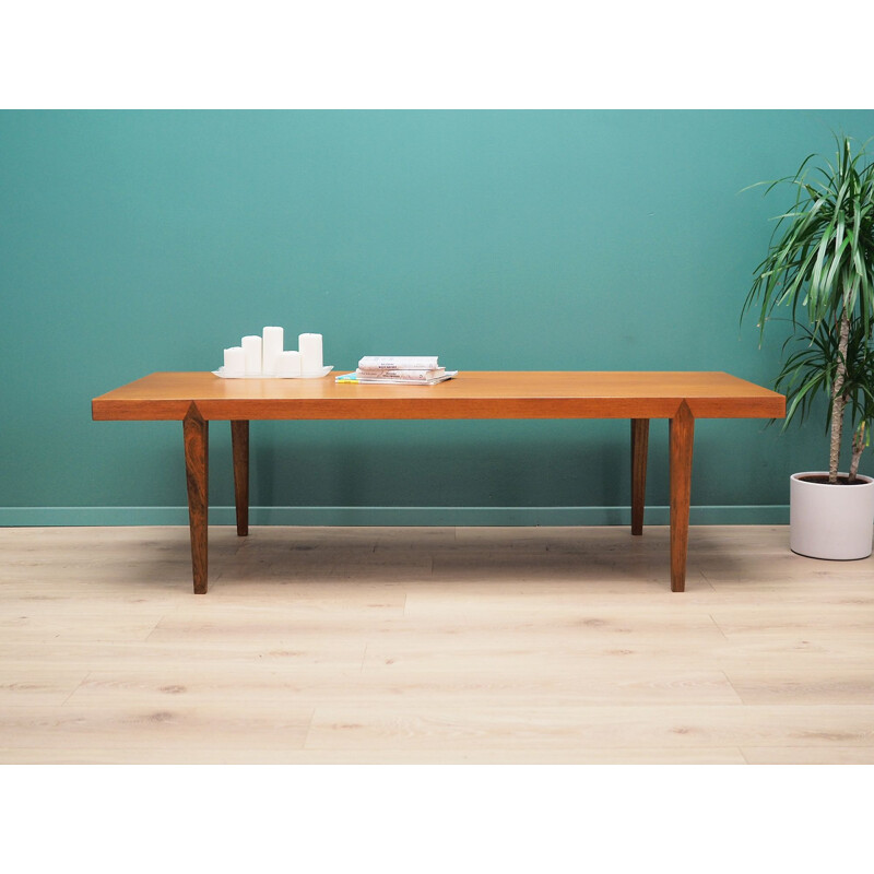 Vintage teak coffee table by Severin Hansen, Denmark 1970s